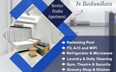 Two Room Furnished Serviced Apartment RENT in Bashundhara R/A.