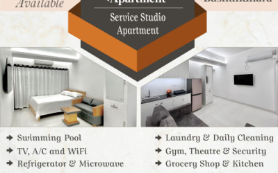 Short/Long Furnished Studio Apartment RENT In Bashundhara R/A