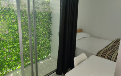 Rent A Stylish And Roomy Two-Room Furnished Studio Serviced Apartment