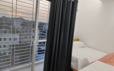 Lease A Comfortable Furnished Studio Apartment Featuring Two Rooms