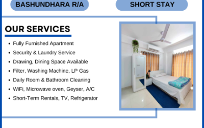 Fully Furnished Two Bedroom Serviced Apartment RENT in Bashundhara R/A.