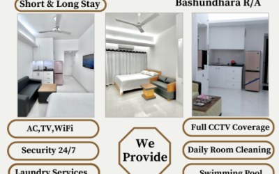 1Bedroom Furnished Studio Apartment RENT in Bashundhara R/A