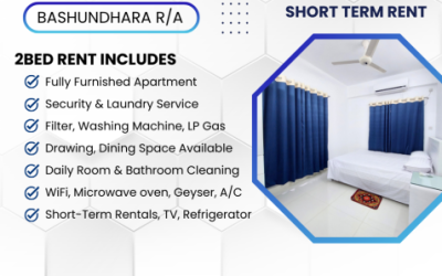 RENT Furnished Two Bed Room Flats In Bashundhara R/A