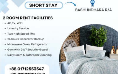 Two-Room Studio Apartment Rent In Bashundhara R/A