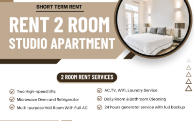 Furnished 2Room Flats For Rent In Bashundhara R/A