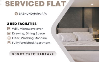 Beautiful Design 2 Bedroom Serviced Apartment RENT In Bashundhara R/A