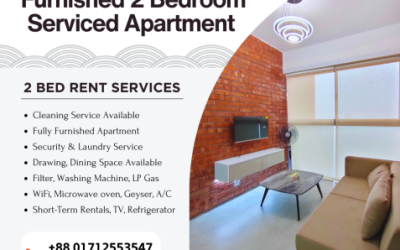 Rent a Furnished Two-Bedroom Serviced Apartment In Baridhara.