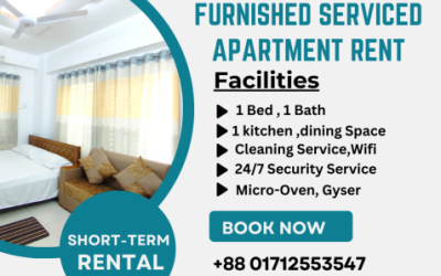 Rent Furnished One Bedroom Apartment for a Premium Experience In Bashundhara R/A