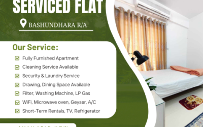 RENT 2 Bed Room Serviced Flats In Bashundhara R/A