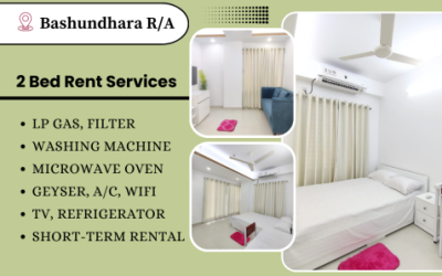 Rent Furnished Two Bedroom Flat In Bashundhara R/A
