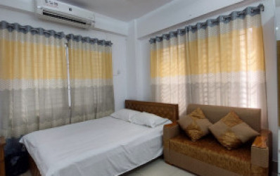 Rent Furnished One Bedroom Apartment in Bashundhara R/A.