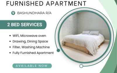 Rent A Cozy Fully Furnished Two Bed-Room Apartments In Bashundhara R/A
