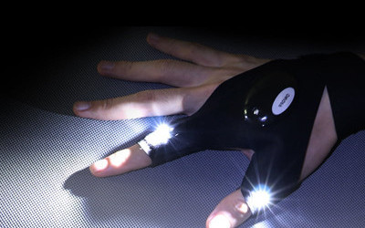 Waterproof LED Light Work Gloves Set (Left and Right)