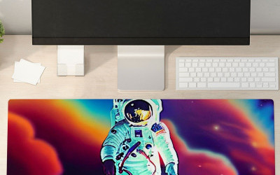 American Astronaut Art Desk Mat
