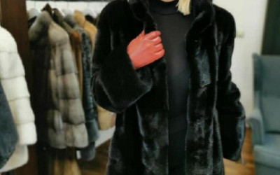 Women's Natural Mink Fur Coats - Denver