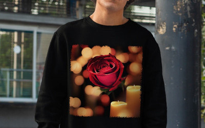 Rose Graphic Sweatshirt