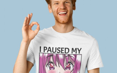 Anime Print T-Shirt Made in USA