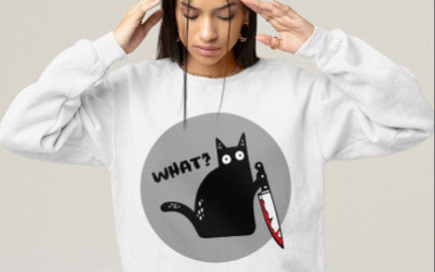 Cat Funny Sweatshirt