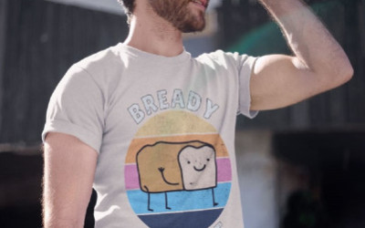 Bready to Quit Curved Hem T-Shirt