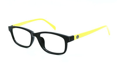 Retro Black and Yellow Reading Glasses - Unisex
