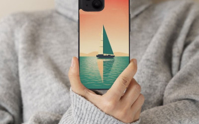 Sailing Boat iPhone 14 Plus Case