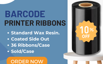 Save Big On Wax Barcode Label Printer Ribbon: Get 10% Off Today!