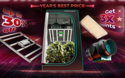 Cyber Monday Sales on Grow Tents and LED grow lights at Mars Hydro